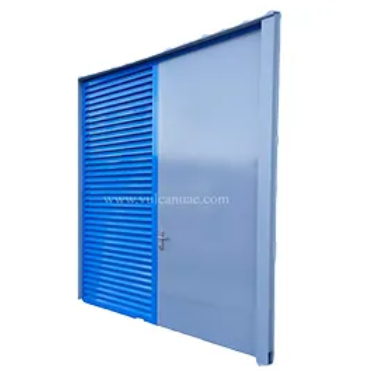 Ventilated Louver Door – Steel or Timber Construction, Non-Fire/Fire Rated Option, Static Louvers for Airflow, RAL Powder Coated Finish, Closet, Pantry or HVAC Access